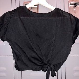 tie crop top